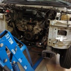 A full Jasper engine replacement in progress