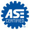Our technicians are certified by ASE.
